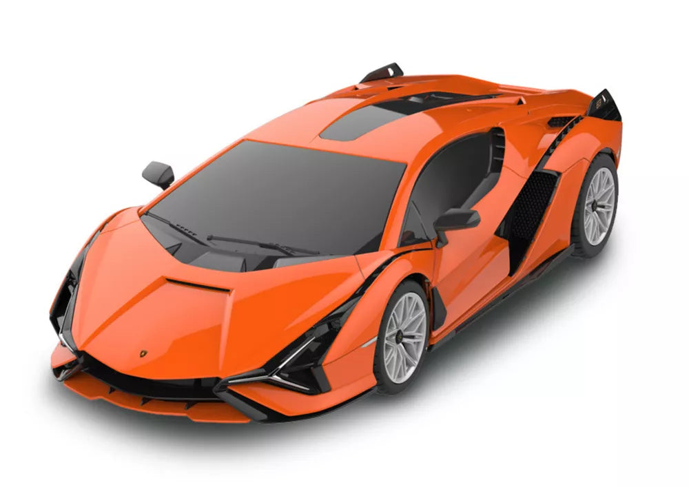 RC sportinis automobilis 1:24 – Rastar Lamborghini Sian, oranžinis
