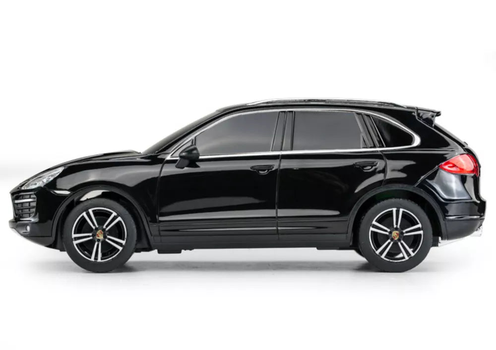 Porsche Cayenne Turbo RASTAR RC 1:24 juodas visureigis