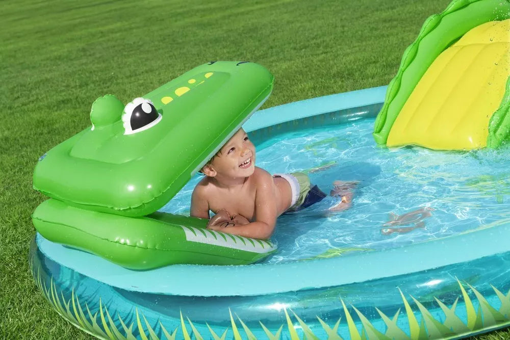Bestway „Crocodile“ pripučiamas vandens žaidimų centras