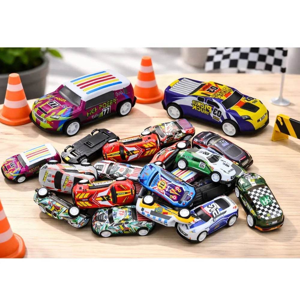 25 spring automobilių rinkinys lagamine