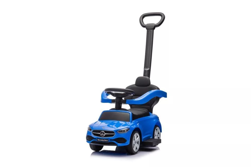 Stūmiklis–Mašinėlė Mercedes 3in1 – Mėlyna