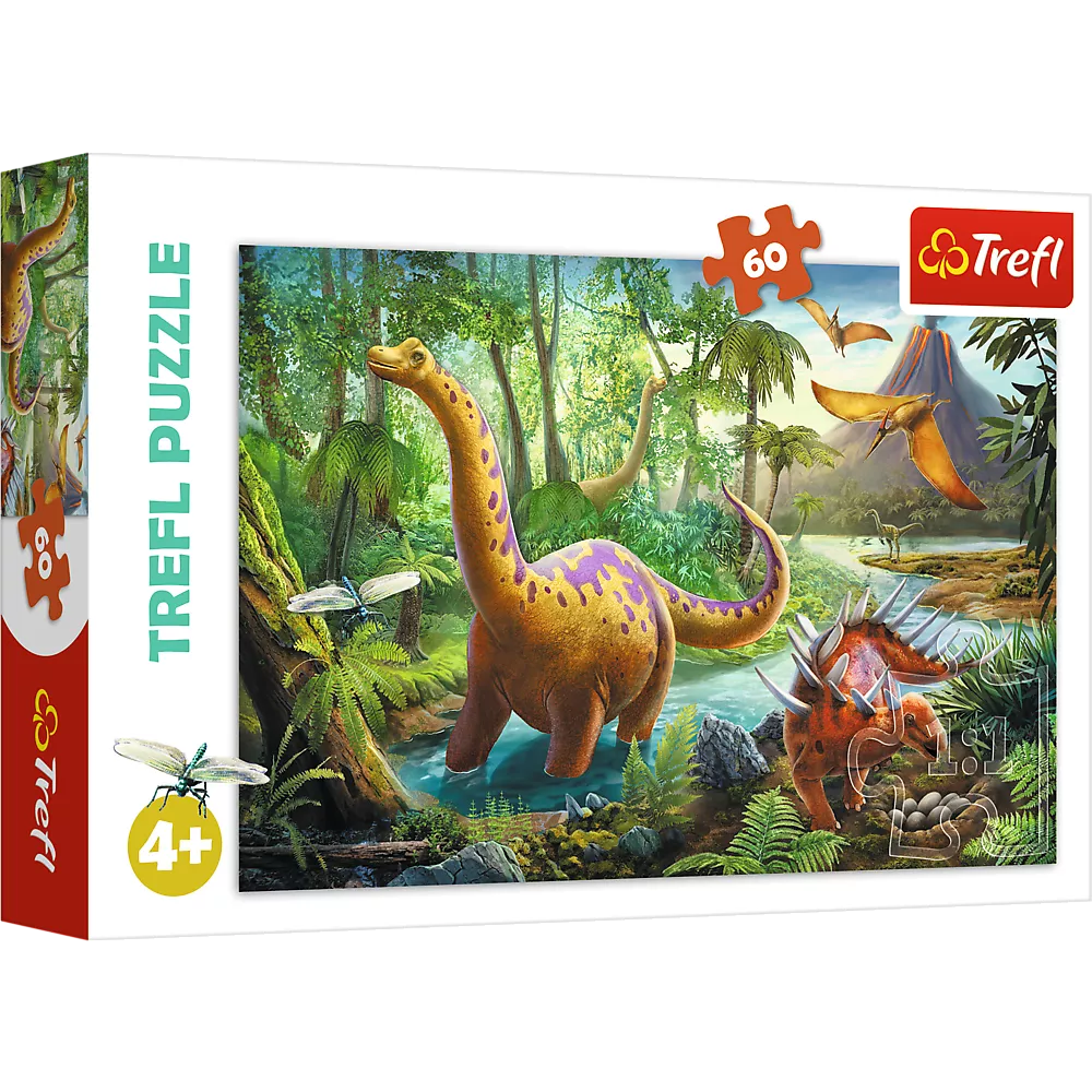 Dėlionė „Dinozaurų žygis“ – 60 detalių