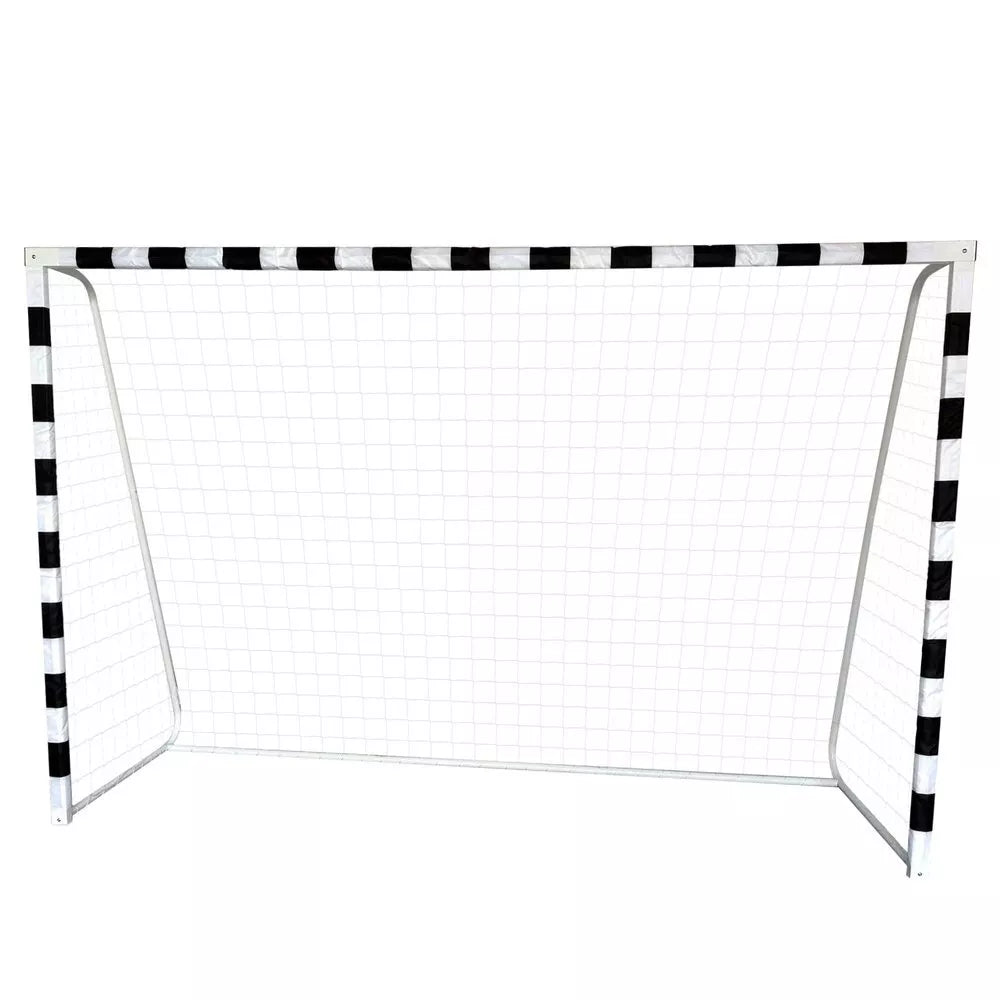 Dideli metaliniai treniruočių futbolo vartai 300×200×110 cm