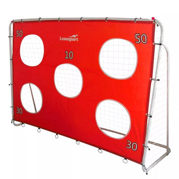 Futbolo vartai su taikymo uždanga 213×152×75cm