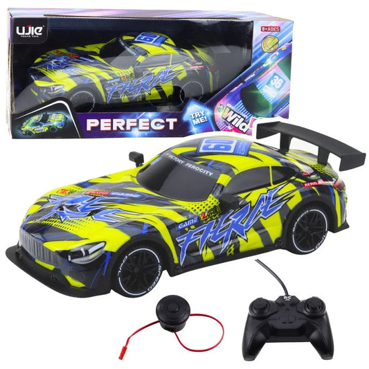 27MHz RC lenktyninis automobilis su LED