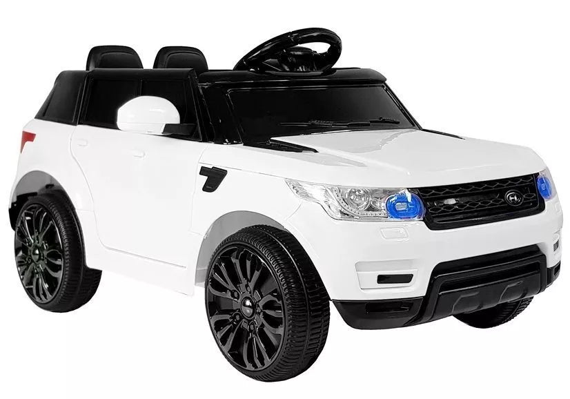 HL1638 Electric Ride On Car – baltas elektrinis vaikiškas automobilis
