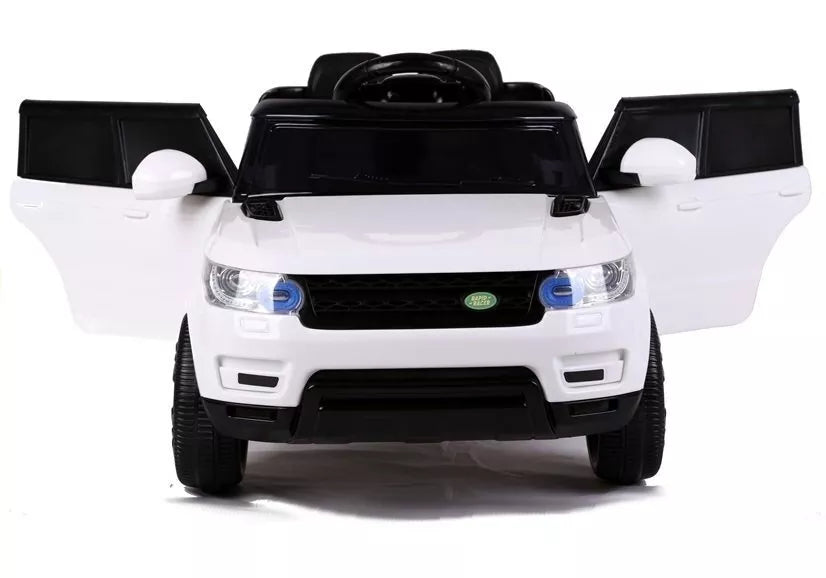 HL1638 Electric Ride On Car – baltas elektrinis vaikiškas automobilis