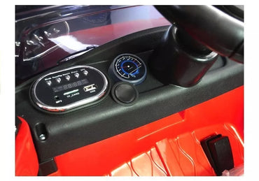HL1638 Electric Ride On Car – raudonas elektrinis vaikiškas automobilis