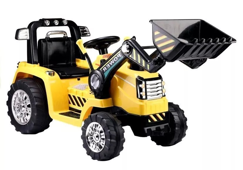 ZP1005 Yellow – elektrinis vaikiškas traktorius