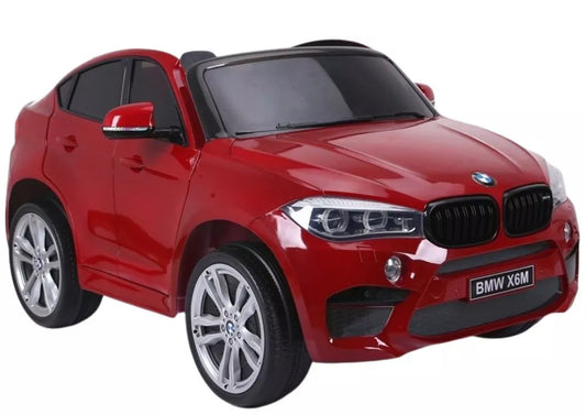 BMW X6M Raudonas – elektrinis vaikiškas automobilis