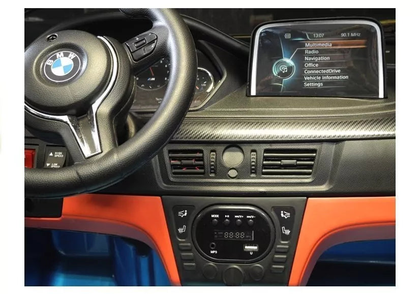 BMW X6M Raudonas – elektrinis vaikiškas automobilis