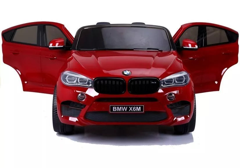 BMW X6M Raudonas – elektrinis vaikiškas automobilis