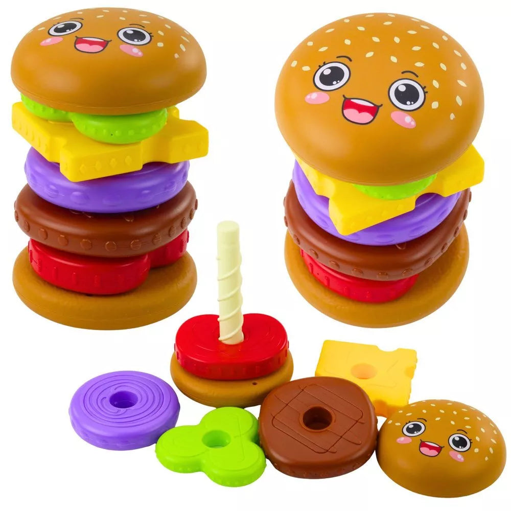 Hamburgerio dėlionė vaikams