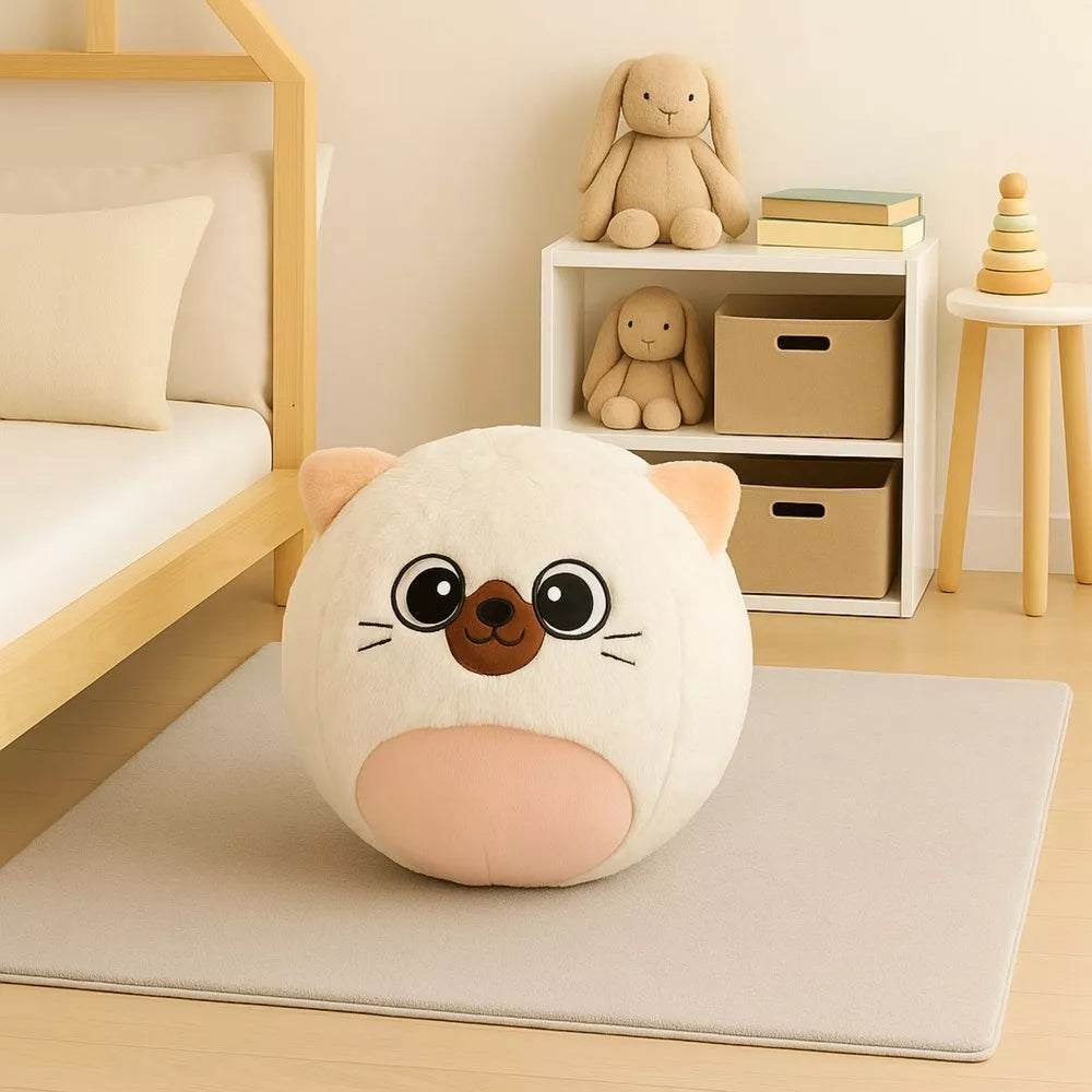 BigCutePet pliušinis šokinėjantis kamuolys – augantis katinėlis, 50 cm
