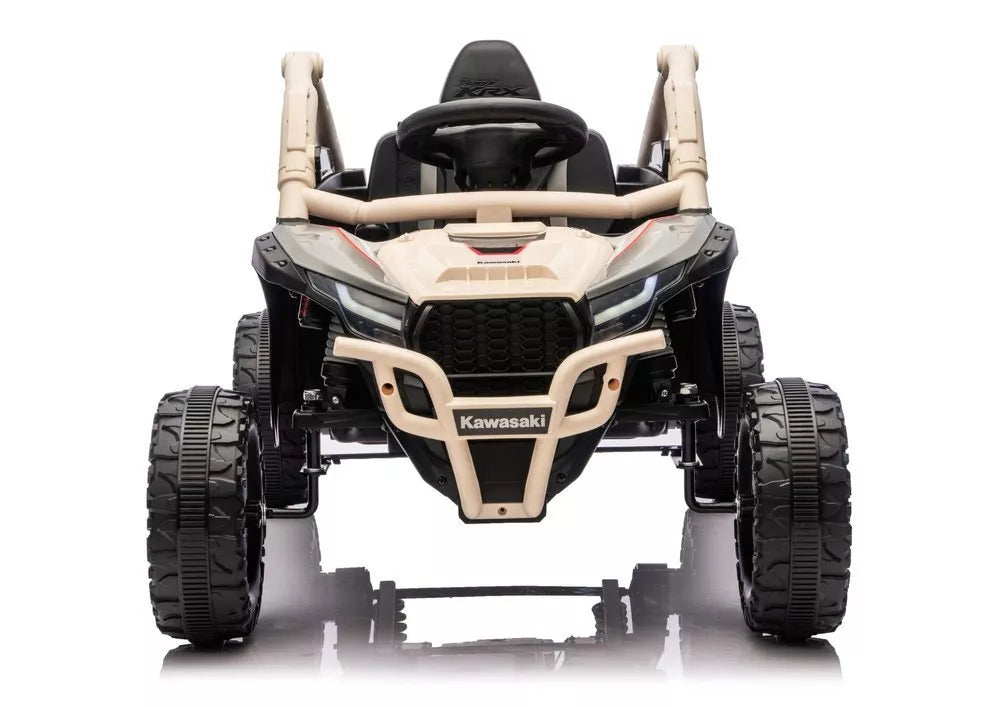 Kawasaki JS330 24V elektromobilis vaikams – juodai smėlinis modelis