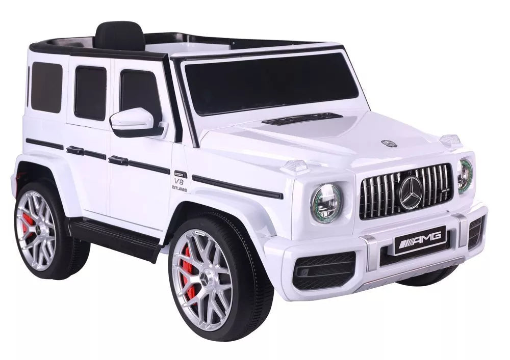 Elektrinis vaikiškas automobilis Mercedes G63 S306‑1 Baltas