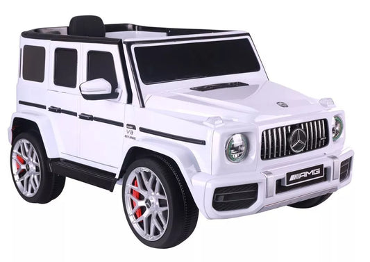 Elektrinis vaikiškas automobilis Mercedes G63 S306‑1 Baltas