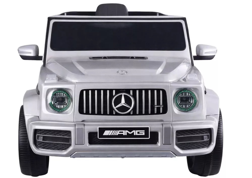 Elektrinis vaikiškas automobilis Mercedes G63 S306‑1 Sidabrinis