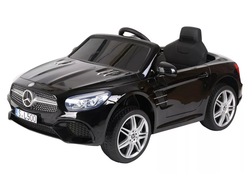 S506 juodas elektromobilis vaikams – Mercedes SL500