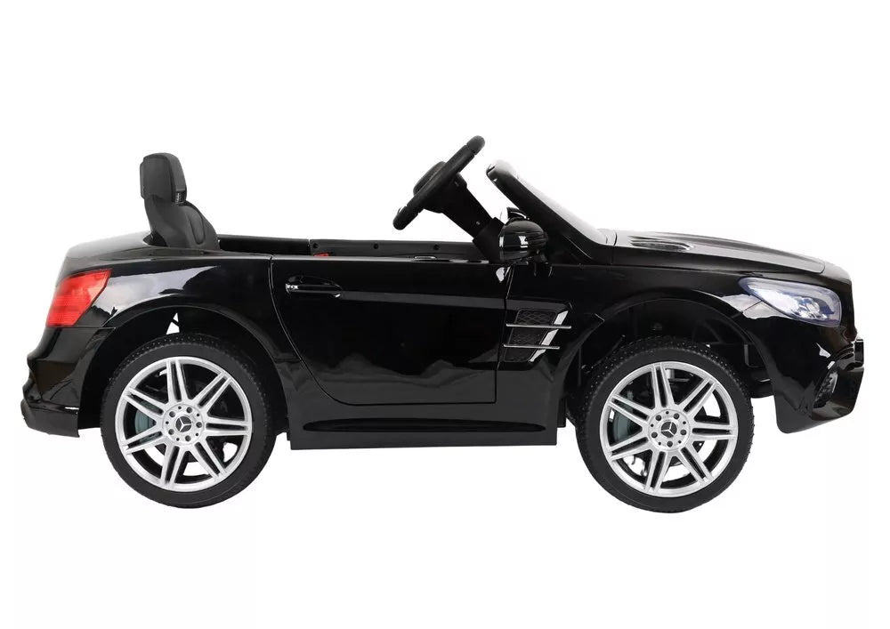 S506 juodas elektromobilis vaikams – Mercedes SL500