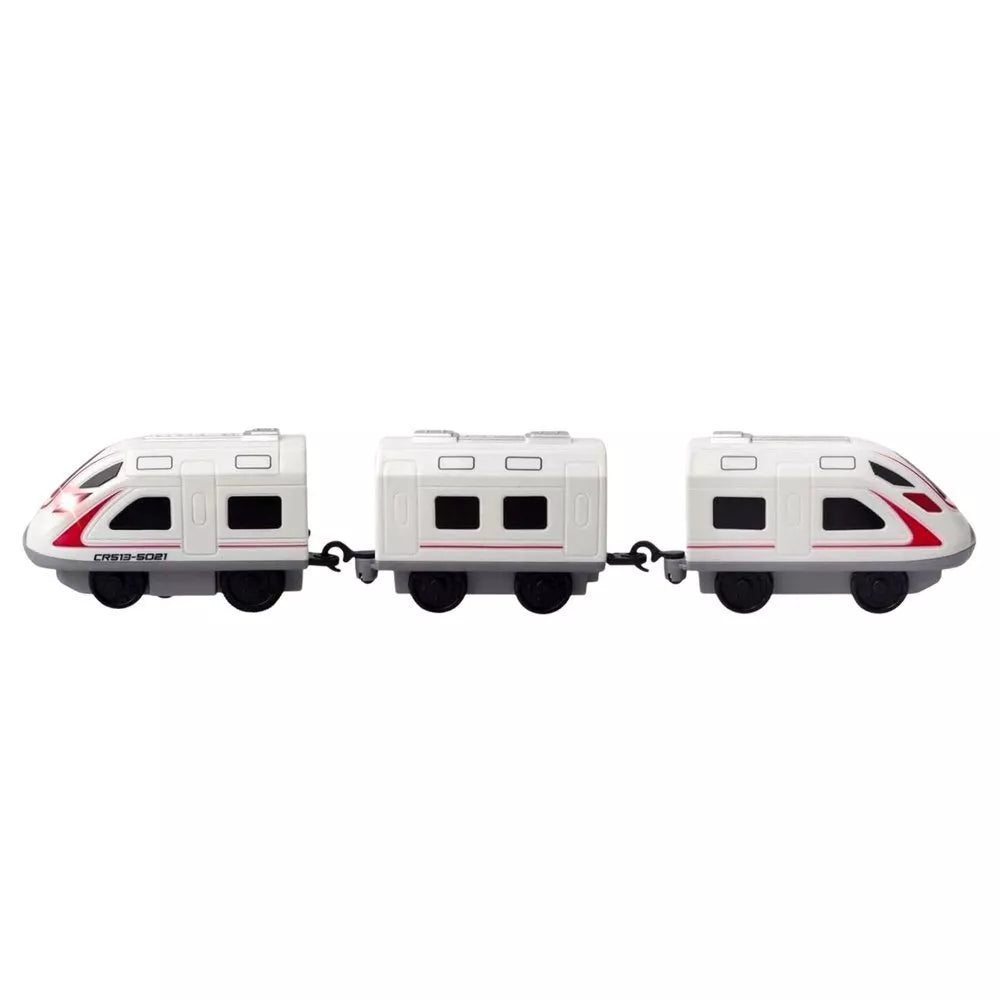 Elektrinis traukinys su dinozaurais, tuneliu ir parku – 76 cm modelis