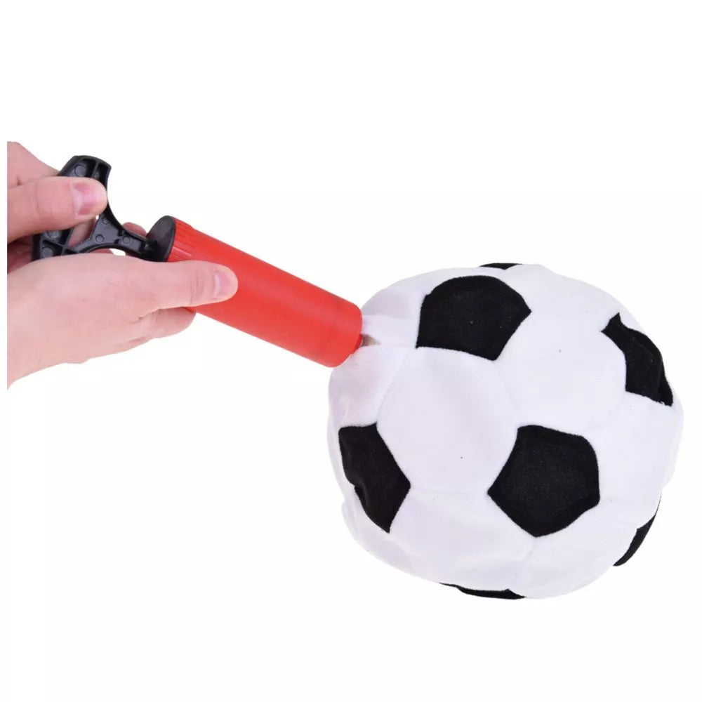 Šviečiantis minkštas guminis futbolo kamuolys vaikams