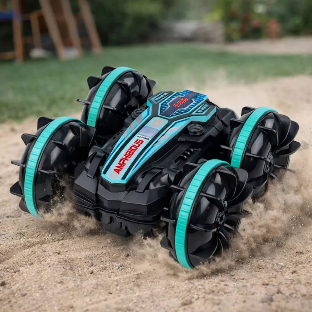 Super RC 4×4 amfibija – plaukiojantis automobilis su 360° gestų valdymu