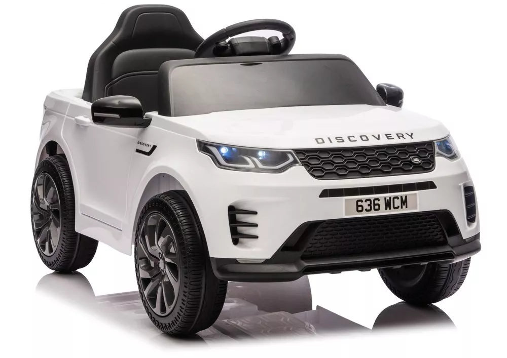 Elektrinis vaikiškas automobilis Land Rover Discovery DLS‑K06 – balta