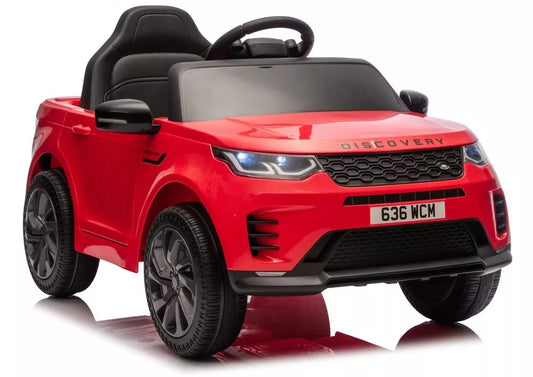 Elektrinis vaikiškas automobilis Land Rover Discovery DLS‑K06 – raudona