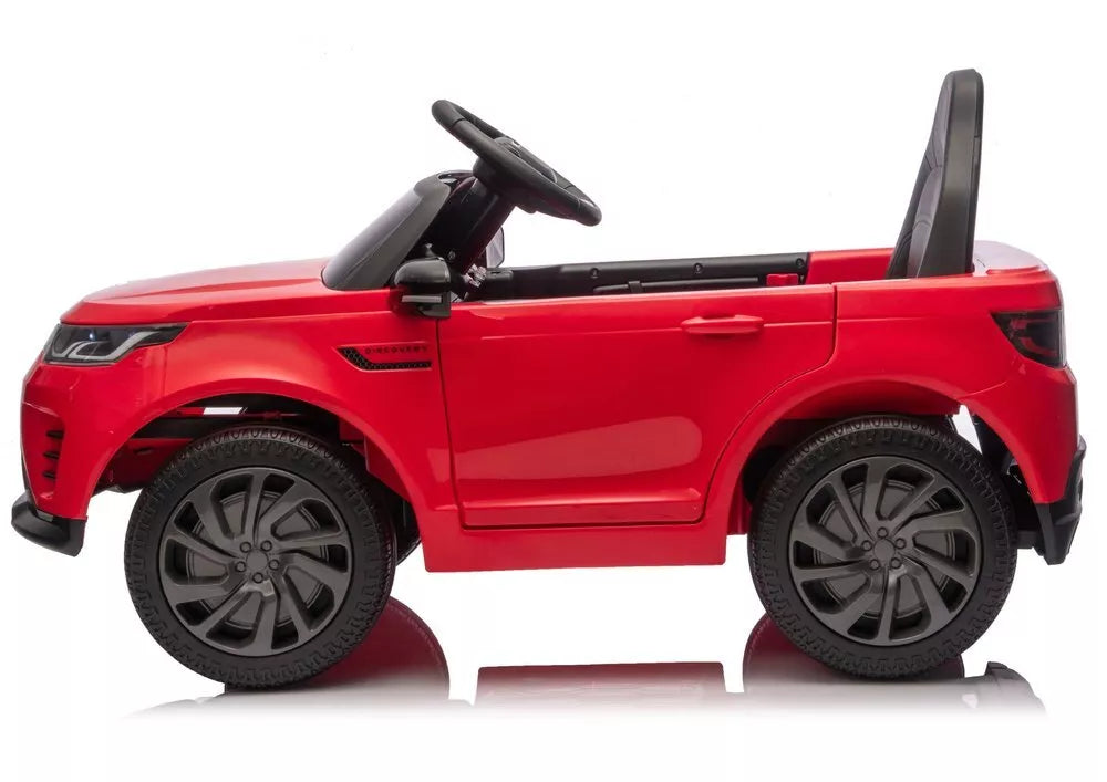 Elektrinis vaikiškas automobilis Land Rover Discovery DLS‑K06 – raudona