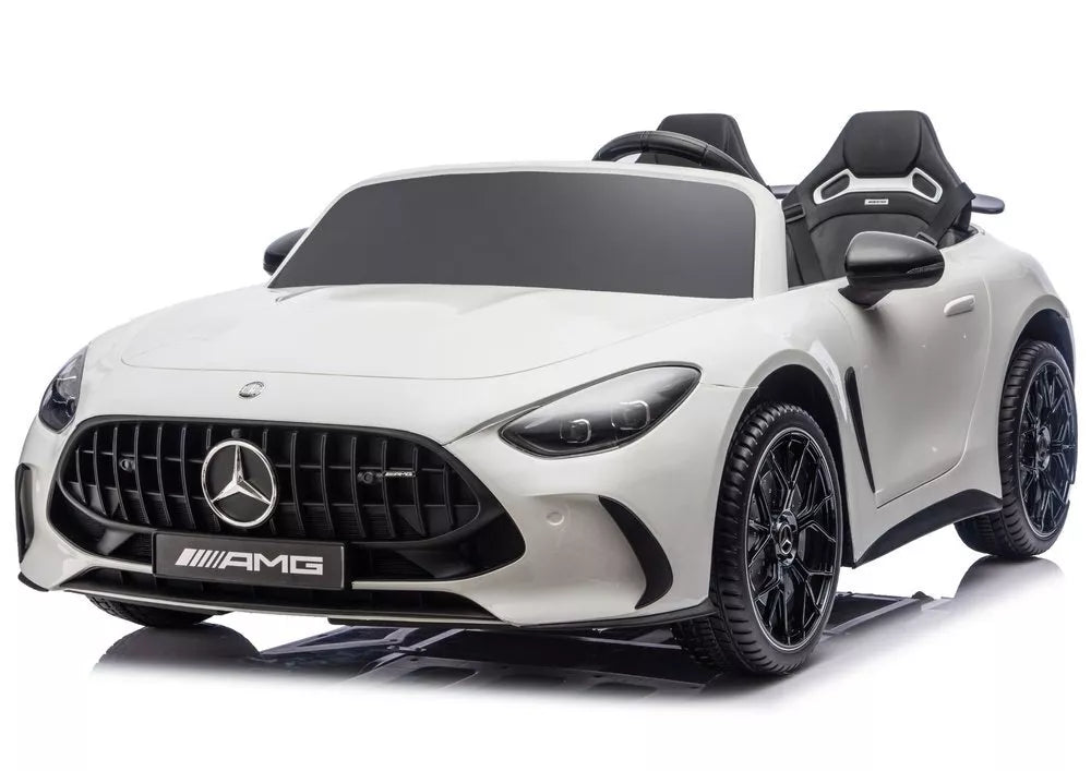 Mercedes GT63 AMG DK‑GT63 24V – elektrinis vaikiškas baltas automobilis