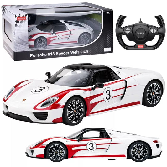 Porsche 918 Spyder Performance RASTAR 1:14 – Baltas RC automobilis