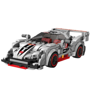2‑in‑1 automobilis–robotas – 363 dalių konstravimo rinkinys