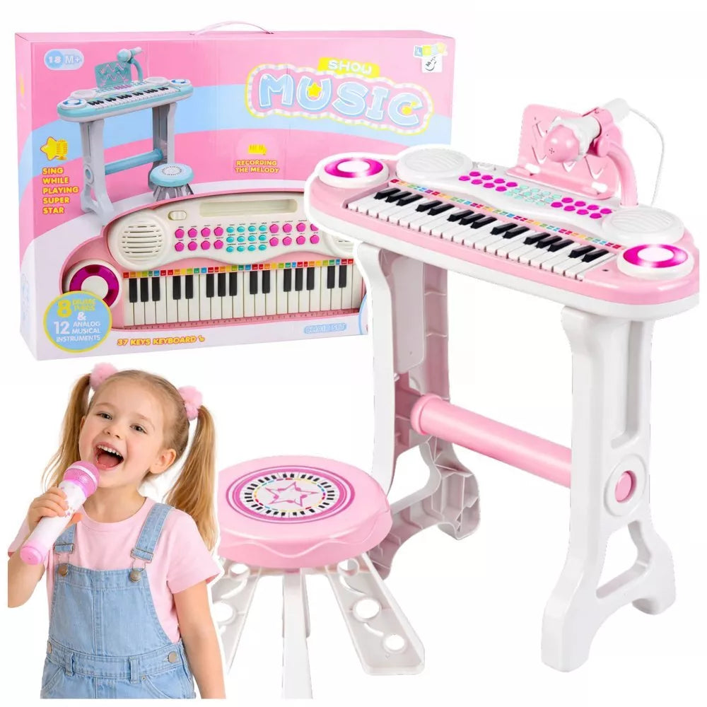 Elektroninis vaikų pianinas su mikrofonu ir MP3 funkcija