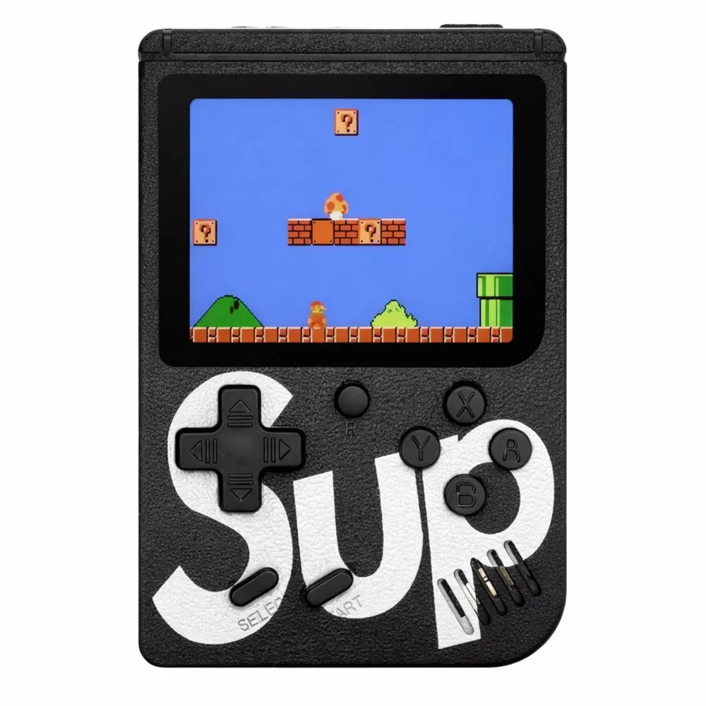 Retro žaidimų konsolė SUP – 400 žaidimų, juoda