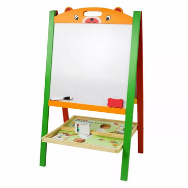 2in1 magnetinė lenta su kreida, raidėmis ir skaičiais