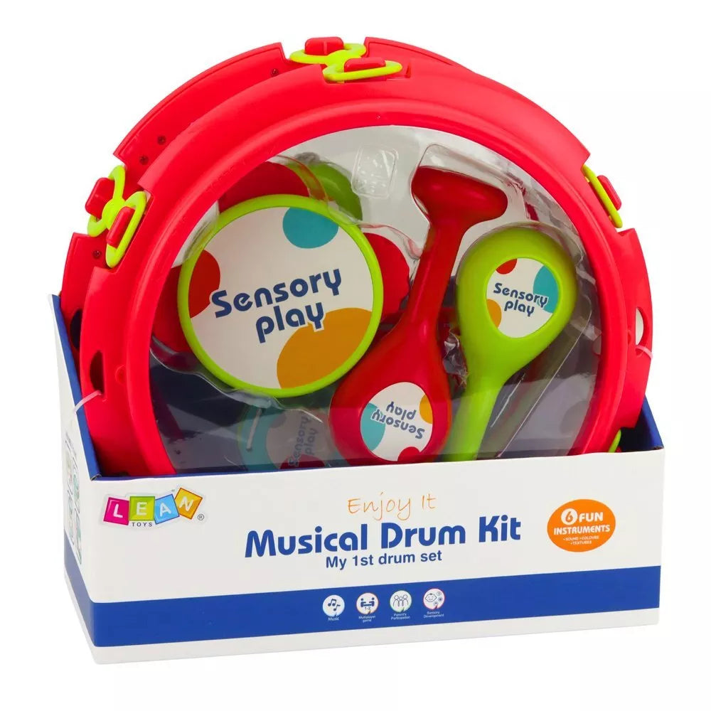 Vaikiškų muzikos instrumentų rinkinys 6 dalių