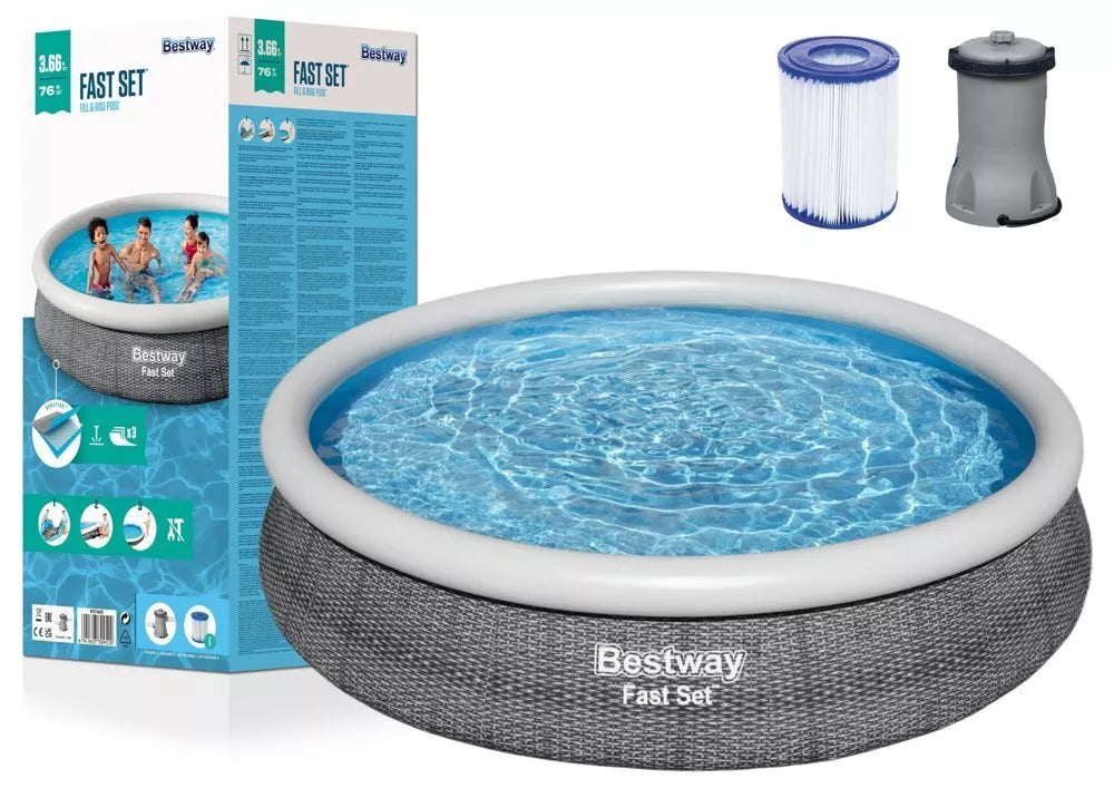 Pripučiama strut tipo sodo maudykla (366 × 76 cm)