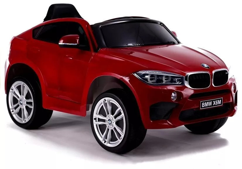BMW X6 – elektrinis vaikiškas automobilis, raudona spalva