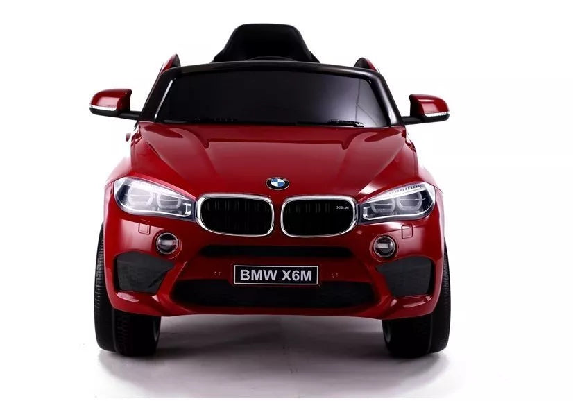 BMW X6 – elektrinis vaikiškas automobilis, raudona spalva