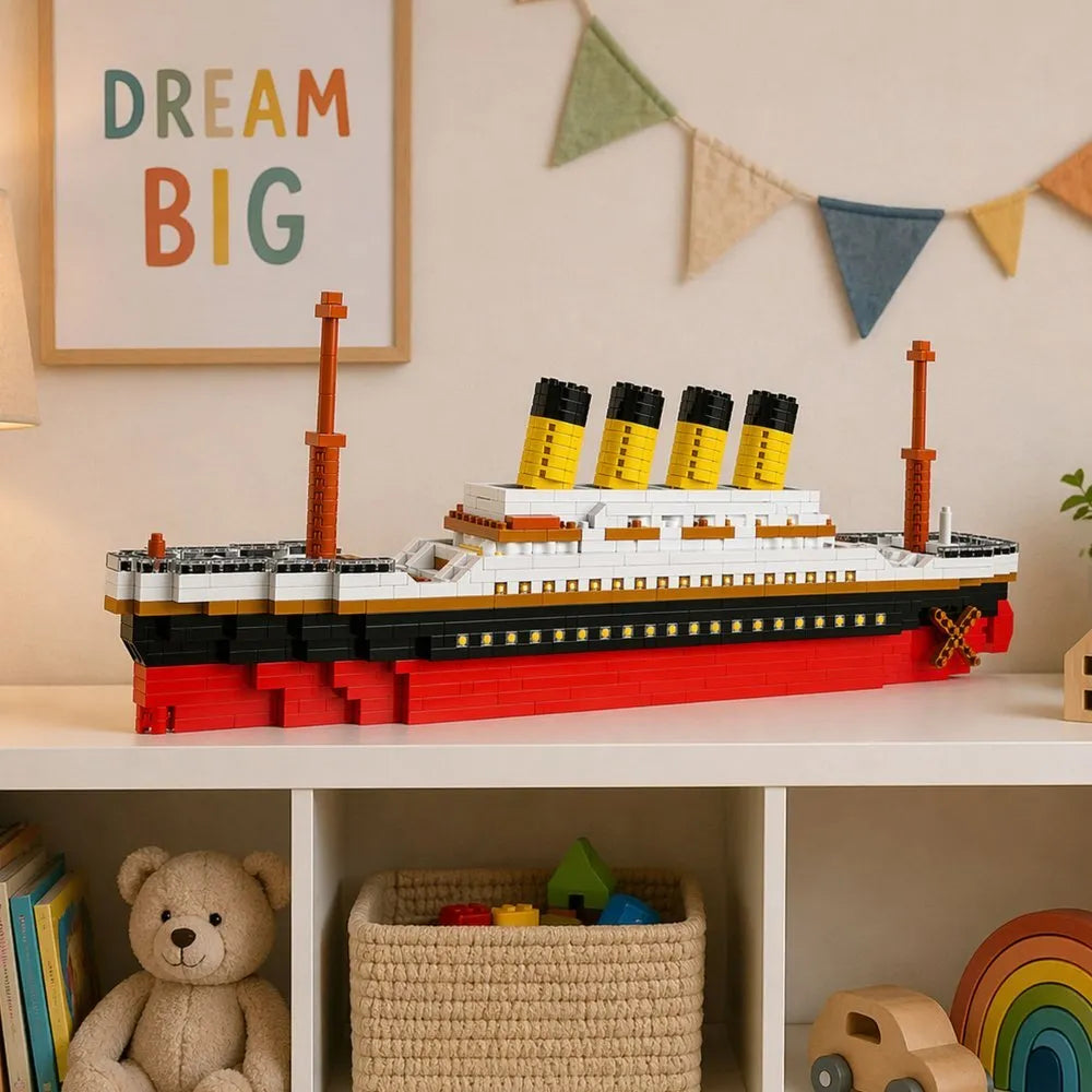 3327 dalių Titanic laivo konstruktorius