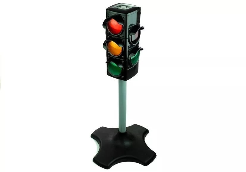 Šviečiantis žaislinis šviesoforas 72cm