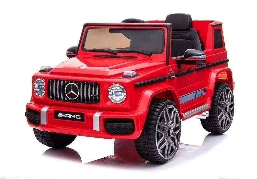 Elektrinis vaikiškas automobilis Mercedes G63 AMG – raudonas