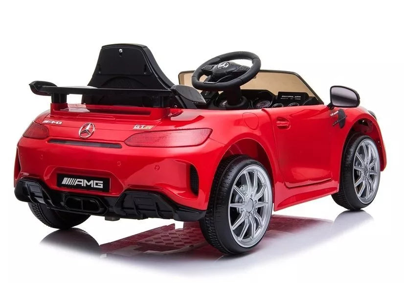 Vaikiškas elektromobilis Mercedes SLS AMG GT R – raudonas