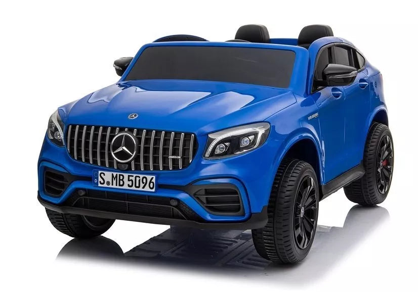 Elektrinis pasivažinėjimo automobilis Mercedes GLC 63S QLS MP4 (mėlynas)