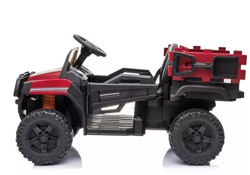 Elektrinis vaikiškas automobilis BDM0926 raudonas