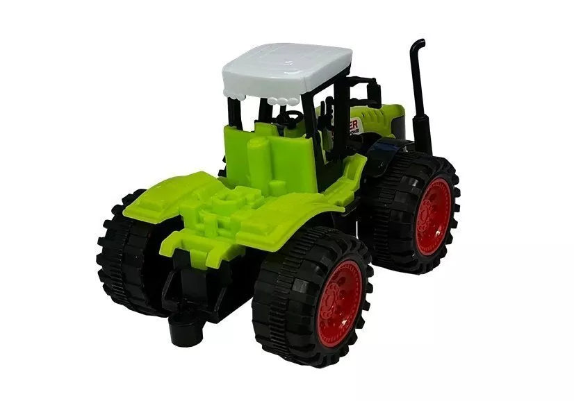 Ūkininko transporto rinkinys – traktorius su 3 priekabomis