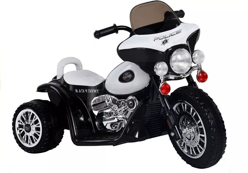 Juodas elektrinis vaikiškas motociklas JT568