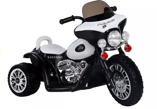 Juodas elektrinis vaikiškas motociklas JT568