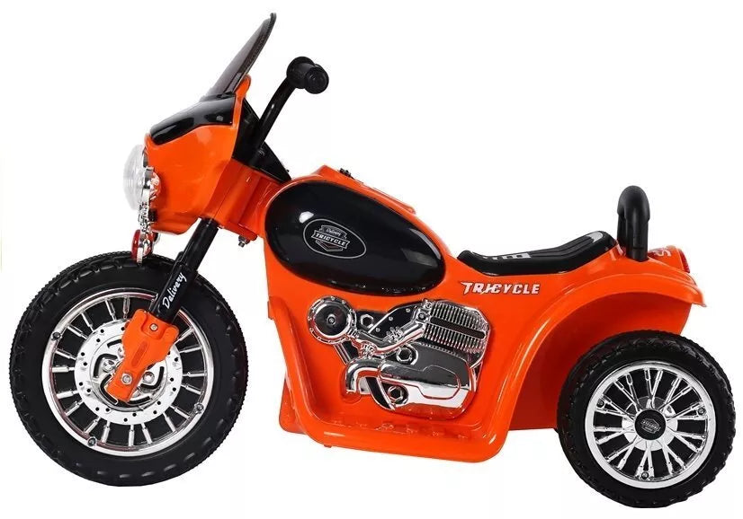 Oranžinis elektrinis vaikiškas motociklas JT568